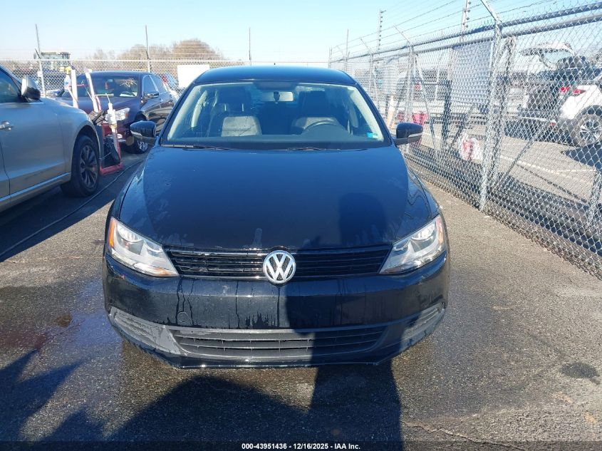 2012 Volkswagen Jetta 2.5L Se VIN: 3VWDX7AJ0CM311844 Lot: 43951436