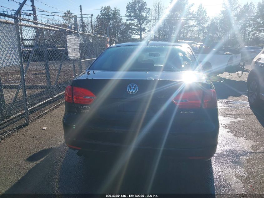 2012 Volkswagen Jetta 2.5L Se VIN: 3VWDX7AJ0CM311844 Lot: 43951436