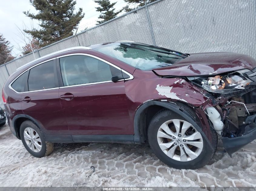 2012 Honda Cr-V Ex-L VIN: 5J6RM4H77CL046894 Lot: 43951439