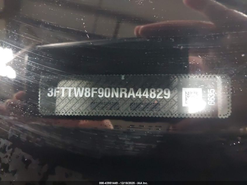 2022 Ford Maverick Xlt VIN: 3FTTW8F90NRA44829 Lot: 43951449