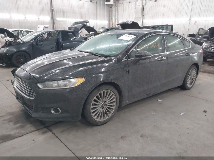 2016 Ford Fusion Titanium VIN: 3FA6P0K96GR124274 Lot: 43951454