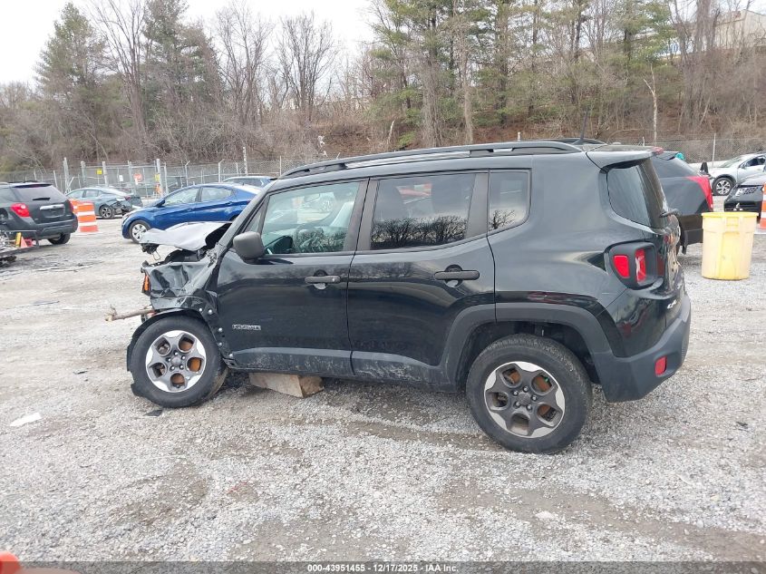 2018 Jeep Renegade Sport 4X4 VIN: ZACCJBAB2JPJ71203 Lot: 43951455