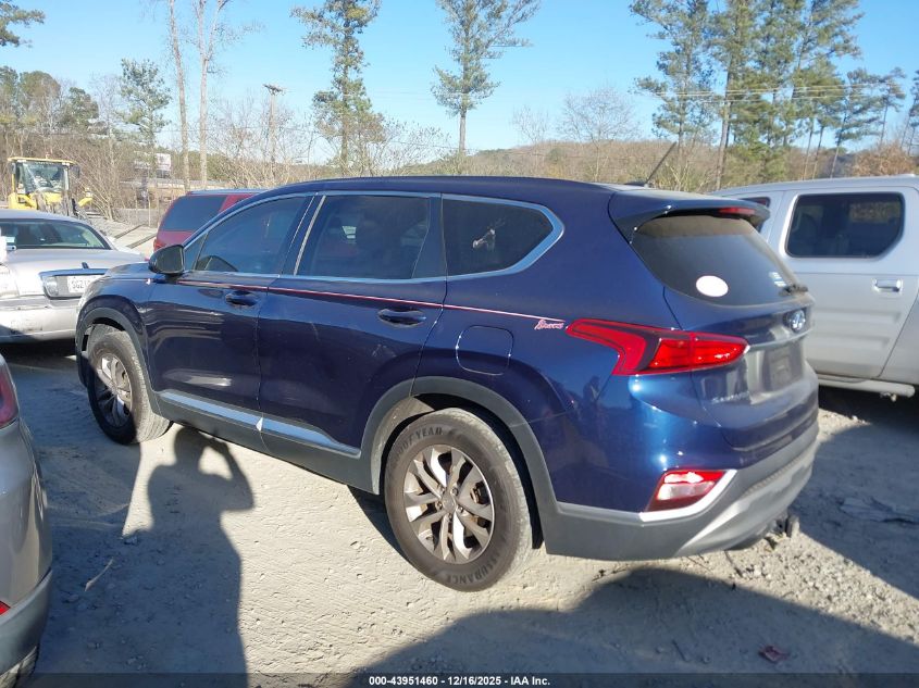 2019 Hyundai Santa Fe Se VIN: 5NMS23AD5KH014730 Lot: 43951460