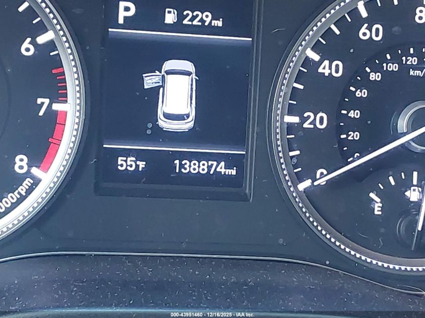 2019 Hyundai Santa Fe Se VIN: 5NMS23AD5KH014730 Lot: 43951460