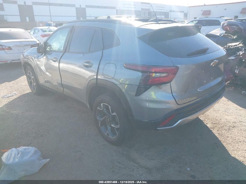 2025 Chevrolet Trax Fwd Lt VIN: KL77LHEP1SC074701 Lot: 43951466