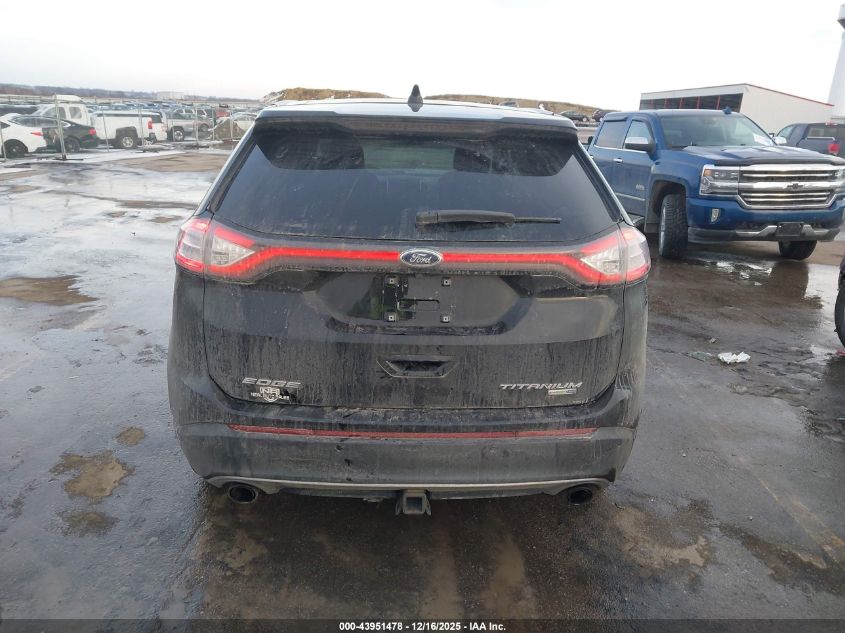 2018 Ford Edge Titanium VIN: 2FMPK4K94JBC37338 Lot: 43951478