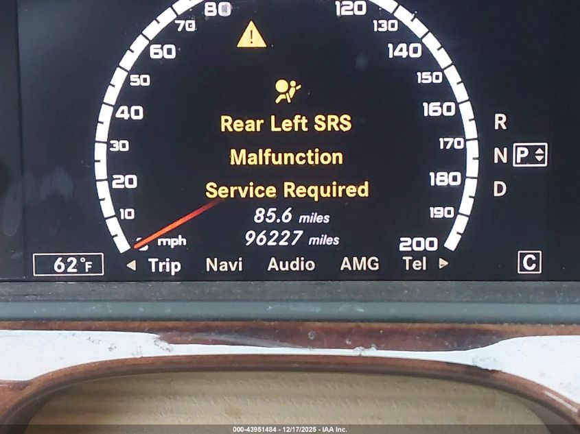 2008 Mercedes-Benz S 63 Amg VIN: WDDNG77X08A195798 Lot: 43951484