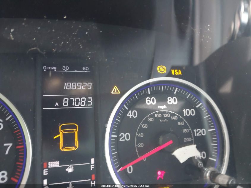 2009 Honda Cr-V Ex-L VIN: 5J6RE48749L019674 Lot: 43951486