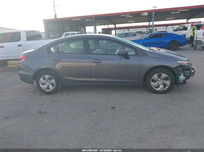 2015 Honda Civic Lx VIN: 2HGFB2F55FH561559 Lot: 43951489