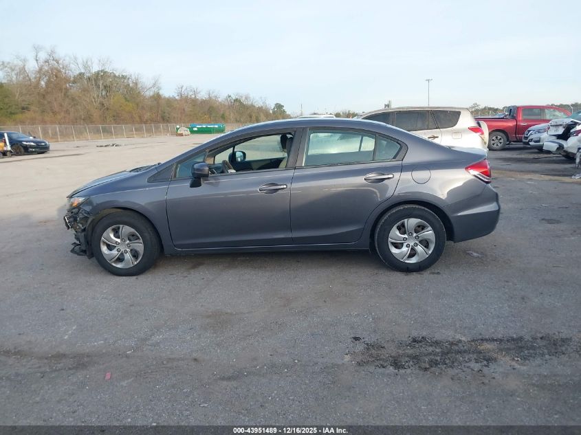 2015 Honda Civic Lx VIN: 2HGFB2F55FH561559 Lot: 43951489