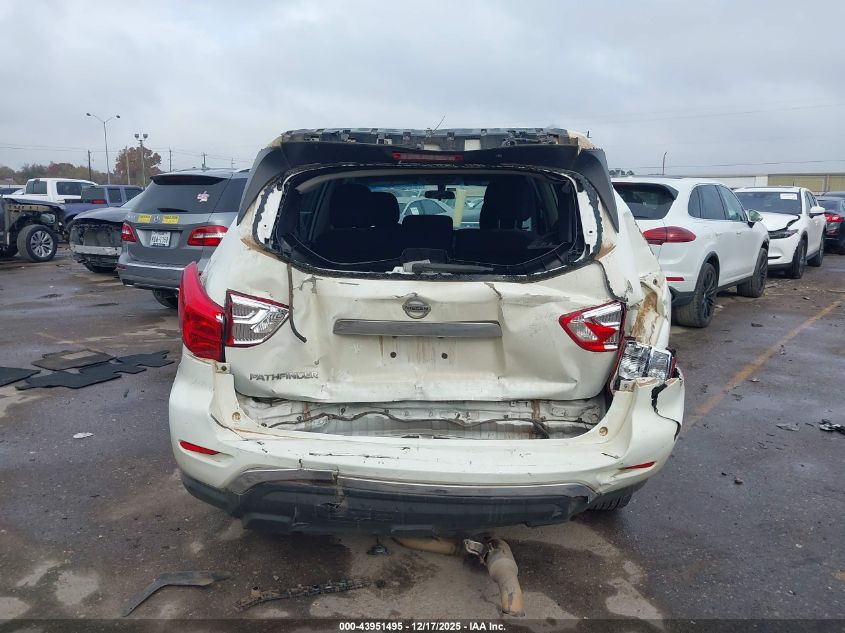 2017 Nissan Pathfinder S VIN: 5N1DR2MN0HC909676 Lot: 43951495