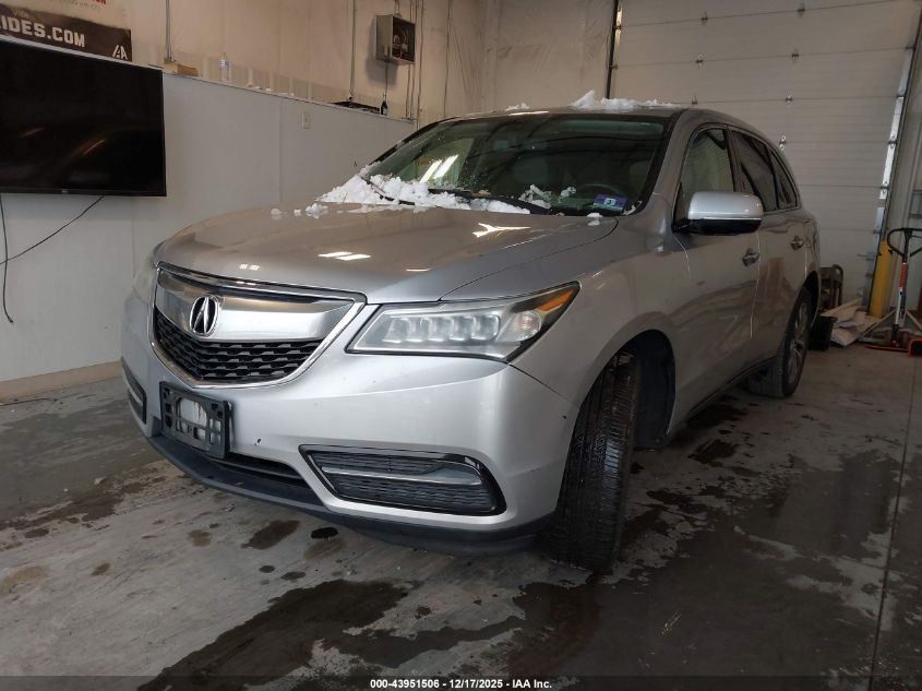 2015 Acura Mdx Technology Package VIN: 5FRYD4H42FB032270 Lot: 43951506