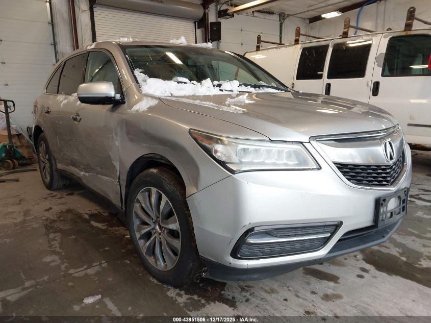 2015 Acura Mdx Technology Package VIN: 5FRYD4H42FB032270 Lot: 43951506