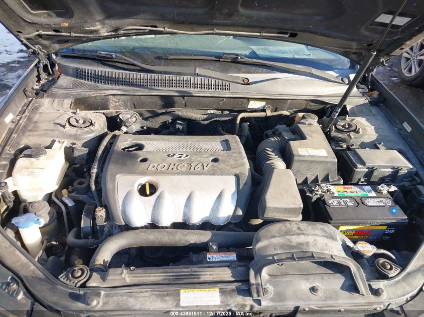 2008 Hyundai Sonata Gls VIN: 5NPET46C78H321697 Lot: 43951511