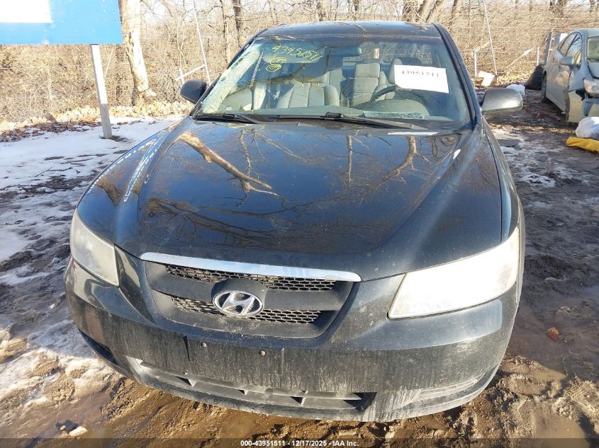 2008 Hyundai Sonata Gls VIN: 5NPET46C78H321697 Lot: 43951511