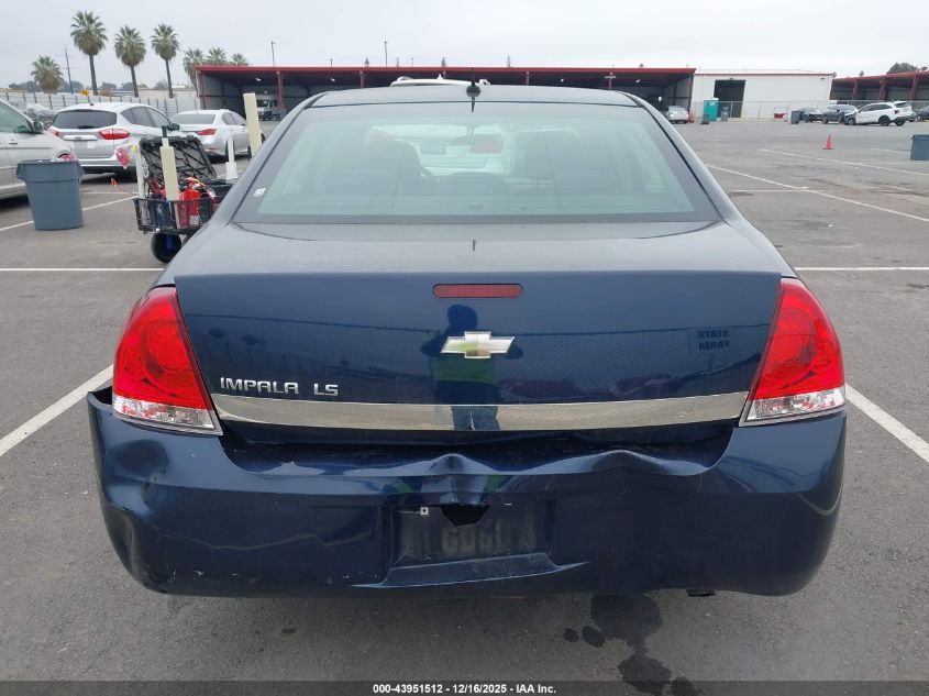 2009 Chevrolet Impala Ls VIN: 2G1WB57N891285303 Lot: 43951512