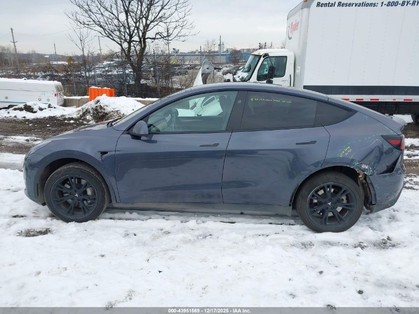 2023 Tesla Model Y Awd/Long Range Dual Motor All-Wheel Drive VIN: 7SAYGDEEXPF834415 Lot: 43951569