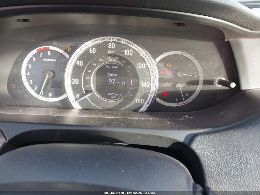 2017 Honda Accord Touring V6 VIN: 1HGCR3F96HA001042 Lot: 43951570