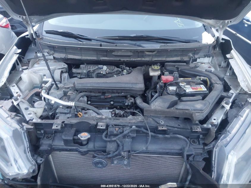 2016 Nissan Rogue Sv VIN: KNMAT2MVXGP656303 Lot: 43951579