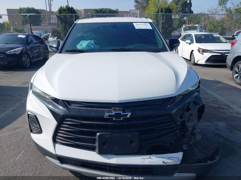 2021 Chevrolet Blazer Fwd 1Lt VIN: 3GNKBBRA5MS535292 Lot: 43951582