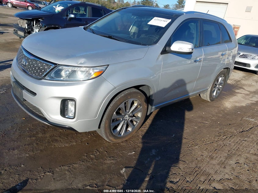 5XYKWDA71EG495983 2014 KIA SORENTO photo no. 2