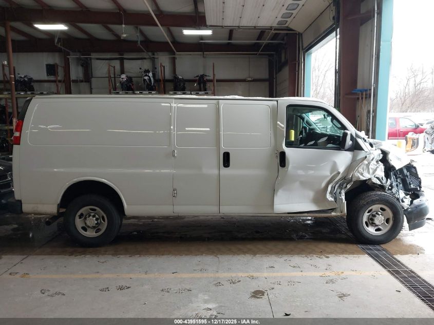 2020 Chevrolet Express Cargo Rwd 2500 Extended Wheelbase Wt VIN: 1GCWGBFP5L1137620 Lot: 43951595