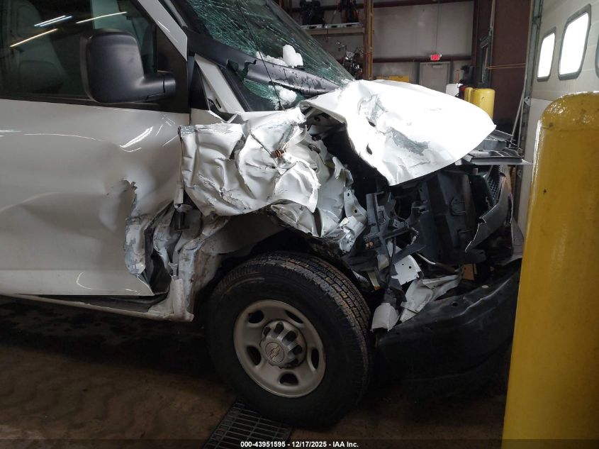 2020 Chevrolet Express Cargo Rwd 2500 Extended Wheelbase Wt VIN: 1GCWGBFP5L1137620 Lot: 43951595