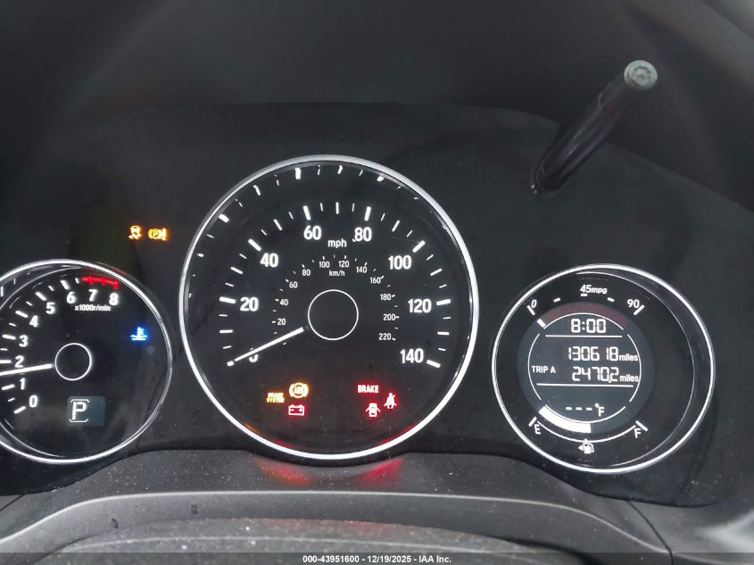 2017 Honda Hr-V Ex-L VIN: 3CZRU6H75HM716816 Lot: 43951600