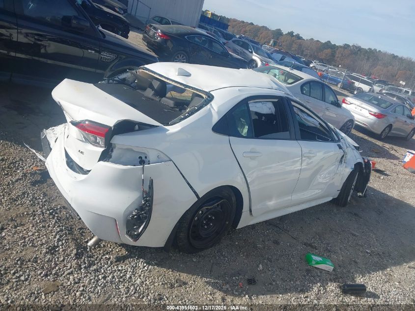 2025 Toyota Corolla Le VIN: 5YFB4MDE0SP285253 Lot: 43951603