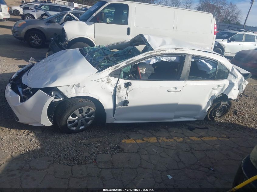 2025 Toyota Corolla Le VIN: 5YFB4MDE0SP285253 Lot: 43951603