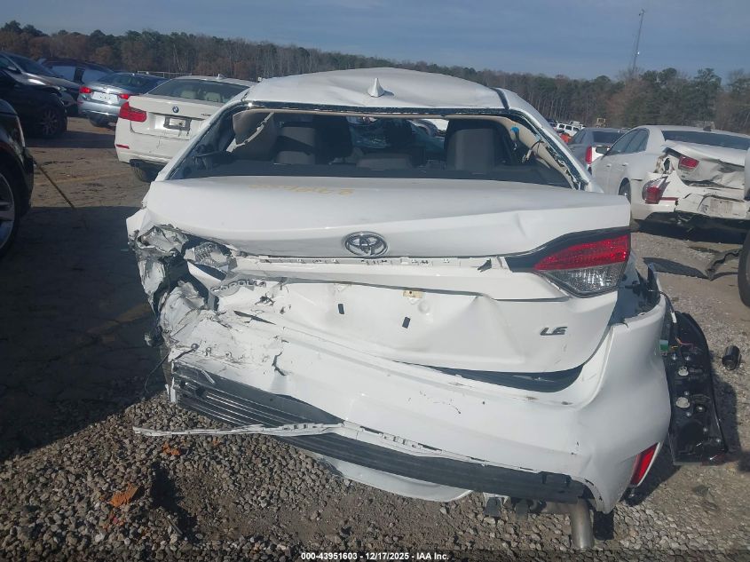 2025 Toyota Corolla Le VIN: 5YFB4MDE0SP285253 Lot: 43951603