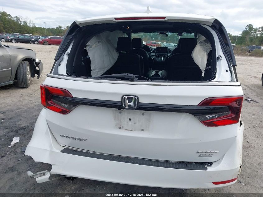 2023 Honda Odyssey Sport VIN: 5FNRL6H77PB053437 Lot: 43951610