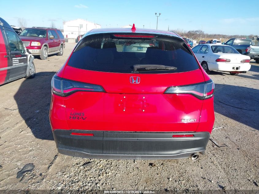 2026 Honda Hr-V Awd Sport VIN: 3CZRZ2H5XTM727750 Lot: 43951613