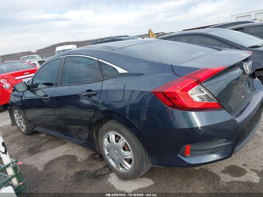 2017 Honda Civic Lx VIN: 19XFC2F53HE027390 Lot: 43951618