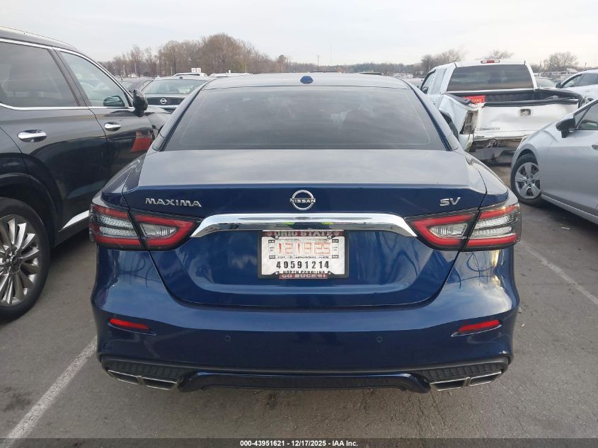 2023 Nissan Maxima Sv Xtronic Cvt VIN: 1N4AA6CV1PC511095 Lot: 43951621