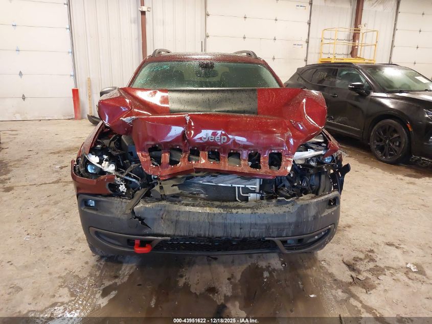 2019 Jeep Cherokee Trailhawk 4X4 VIN: 1C4PJMBX4KD341541 Lot: 43951622