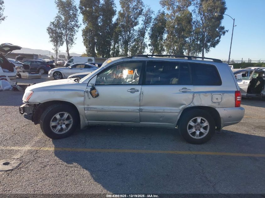 2003 Toyota Highlander V6 VIN: JTEGF21A230097038 Lot: 43951625