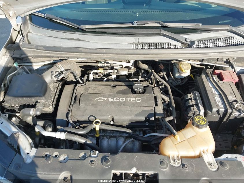 2016 Chevrolet Sonic Lt Auto VIN: 1G1JC6SG1G4147240 Lot: 43951635