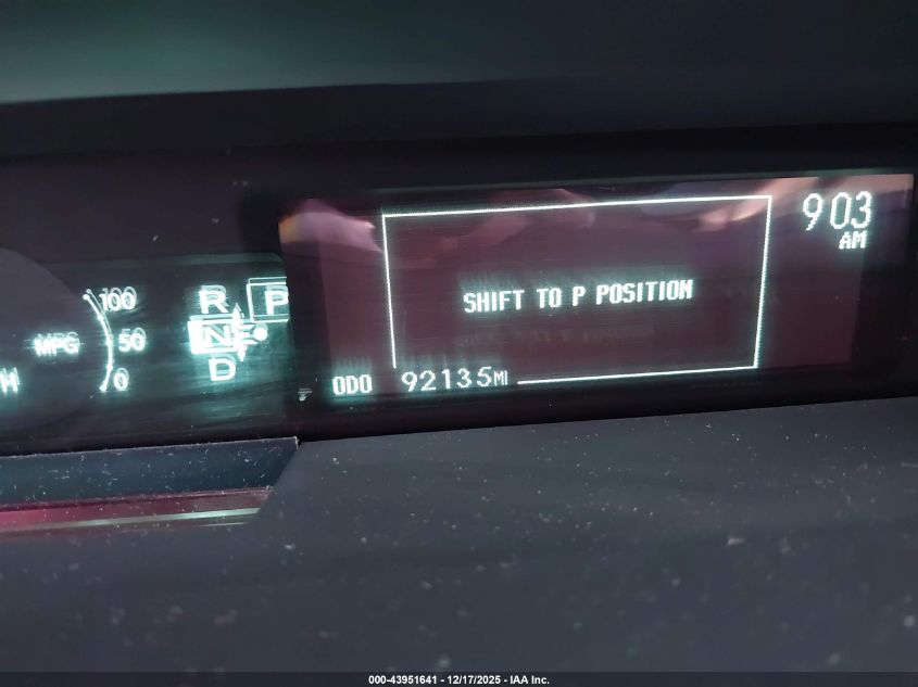 2010 Toyota Prius Iv VIN: JTDKN3DU1A0010191 Lot: 43951641