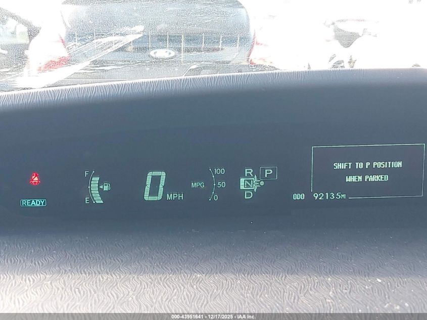 2010 Toyota Prius Iv VIN: JTDKN3DU1A0010191 Lot: 43951641