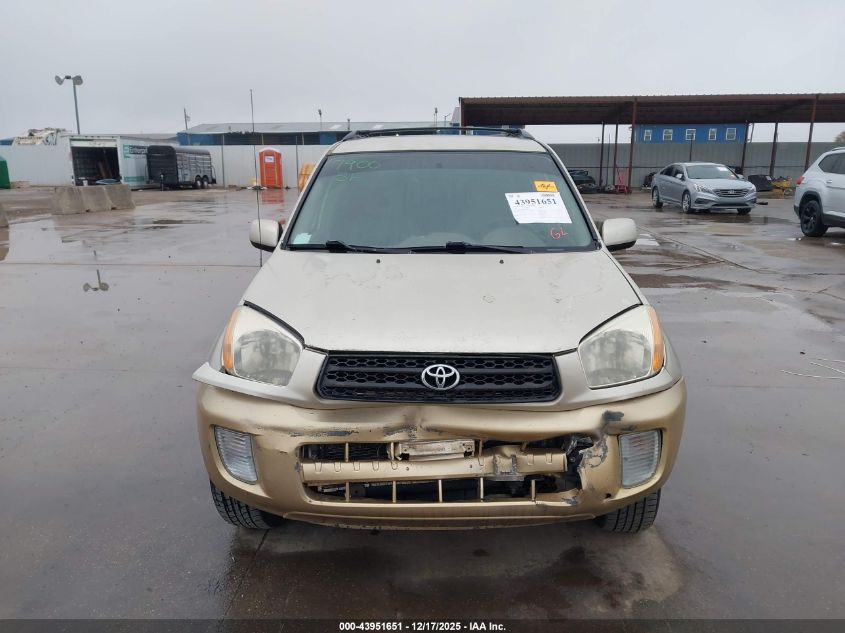2001 Toyota Rav4 VIN: JTEGH20V010016002 Lot: 43951651