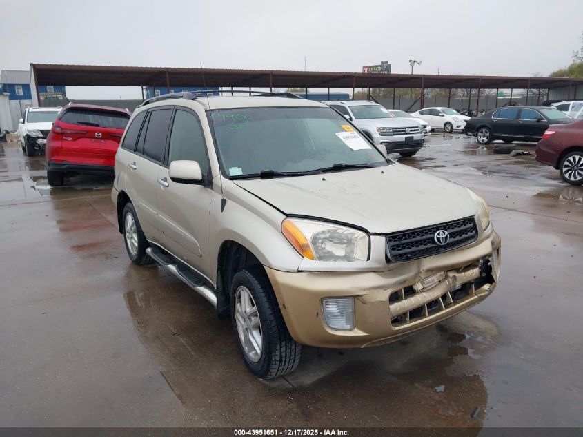2001 Toyota Rav4 VIN: JTEGH20V010016002 Lot: 43951651