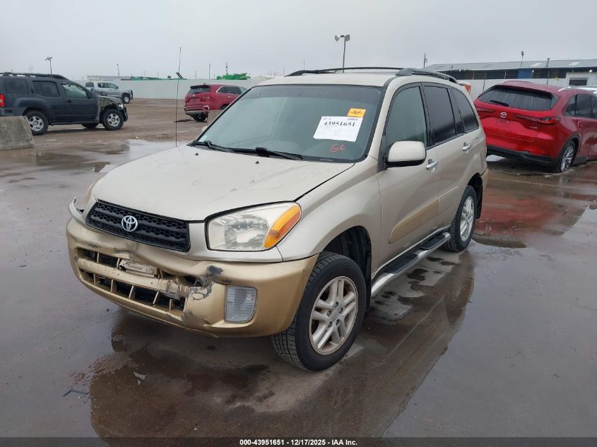 2001 Toyota Rav4 VIN: JTEGH20V010016002 Lot: 43951651