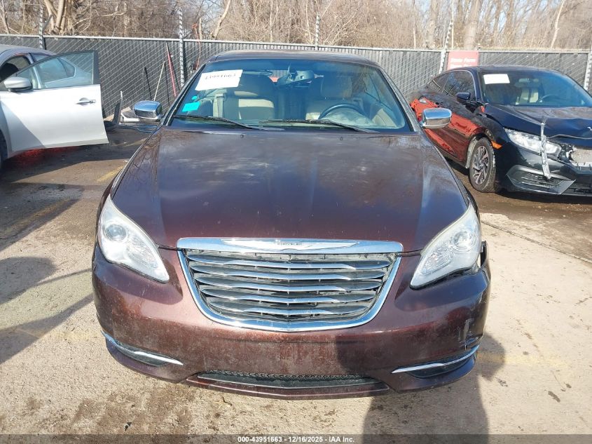 2012 Chrysler 200 Limited VIN: 1C3BCBFGXCN250051 Lot: 43951663