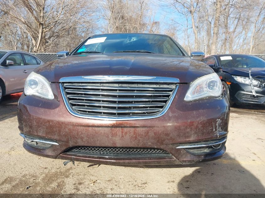 2012 Chrysler 200 Limited VIN: 1C3BCBFGXCN250051 Lot: 43951663
