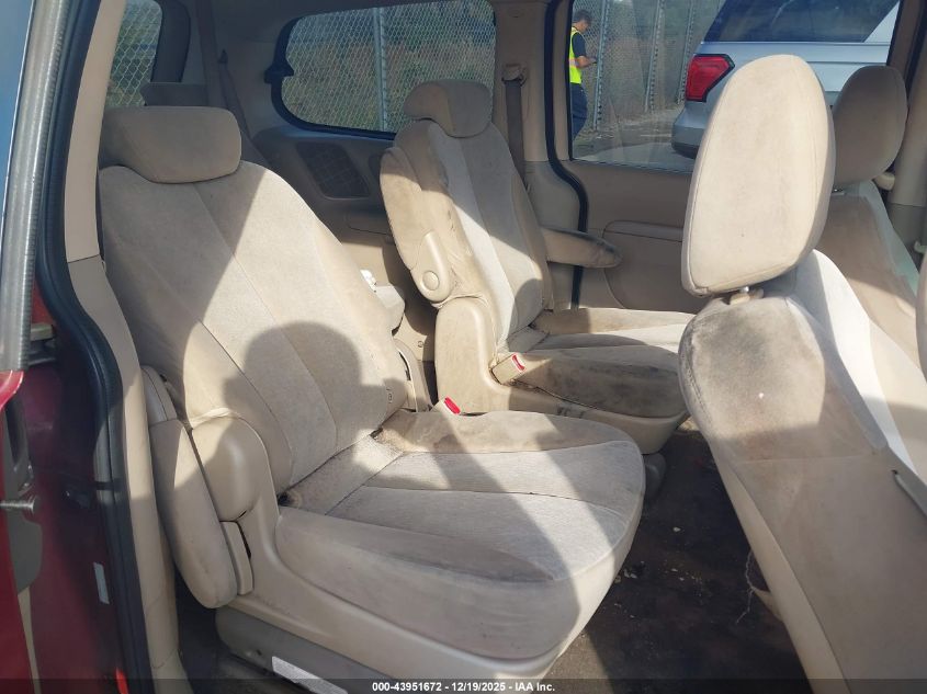 2010 Kia Sedona Lx VIN: KNDMG4C38A6344541 Lot: 43951672