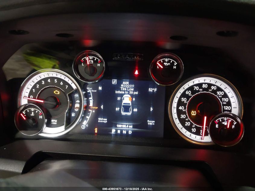 2018 Ram 1500 Harvest 4X4 6'4 Box VIN: 1C6RR7GT3JS139283 Lot: 43951673