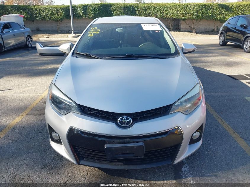 2016 Toyota Corolla S Plus VIN: 2T1BURHE3GC694331 Lot: 43951680