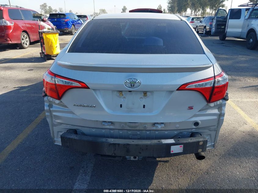 2016 Toyota Corolla S Plus VIN: 2T1BURHE3GC694331 Lot: 43951680