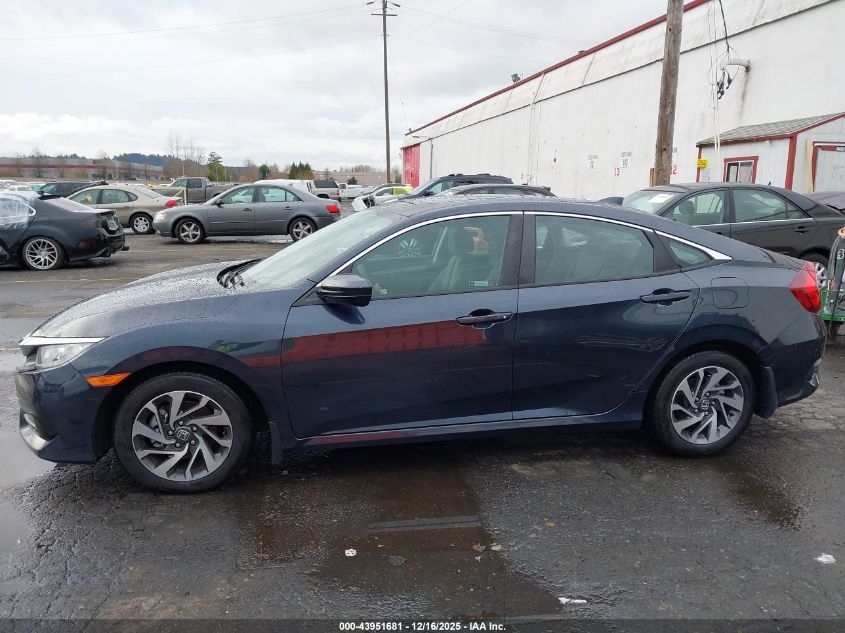 2018 Honda Civic Ex VIN: 2HGFC2F79JH610589 Lot: 43951681
